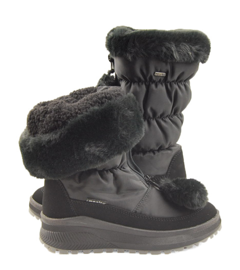 Manitu 990367 czarne śniegowce Manitu 990367 czarne śniegowce
