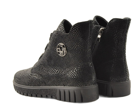 Filippo DBT6360 czarne skórzane botki