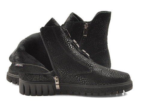 Filippo DBT6360 czarne skórzane botki