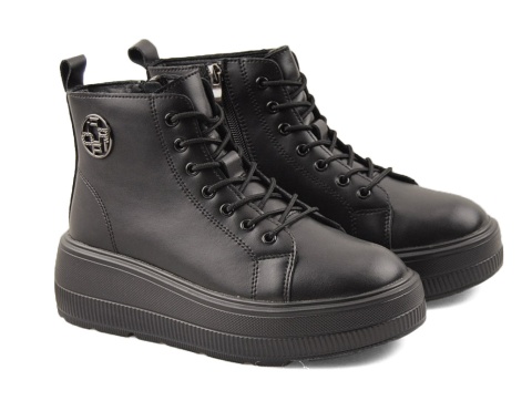 Filippo DBT6374 czarne skórzane botki Filippo DBT6374 czarne skórzane botki