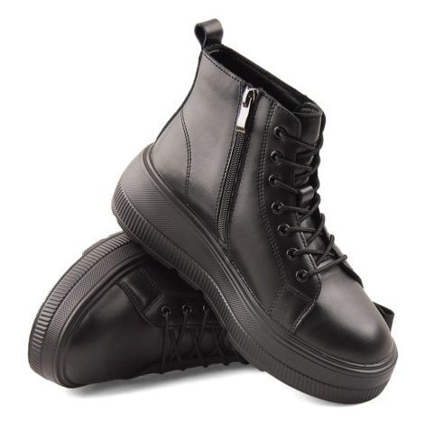 Filippo DBT6374 czarne skórzane botki Filippo DBT6374 czarne skórzane botki