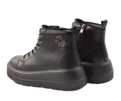 Filippo DBT6374 czarne skórzane botki Filippo DBT6374 czarne skórzane botki
