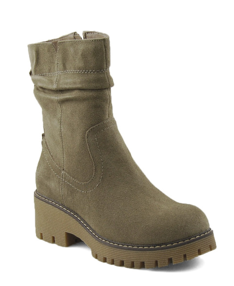 Filippo DBT6402 beżowe skórzane botki Filippo DBT6402 beżowe skórzane botki