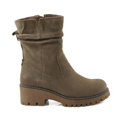 Filippo DBT6402 beżowe skórzane botki Filippo DBT6402 beżowe skórzane botki