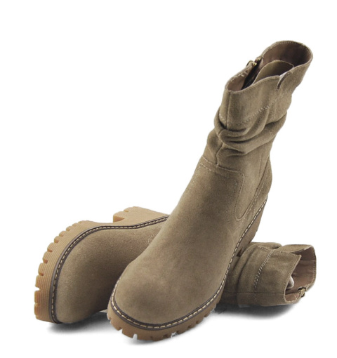 Filippo DBT6402 beżowe skórzane botki Filippo DBT6402 beżowe skórzane botki