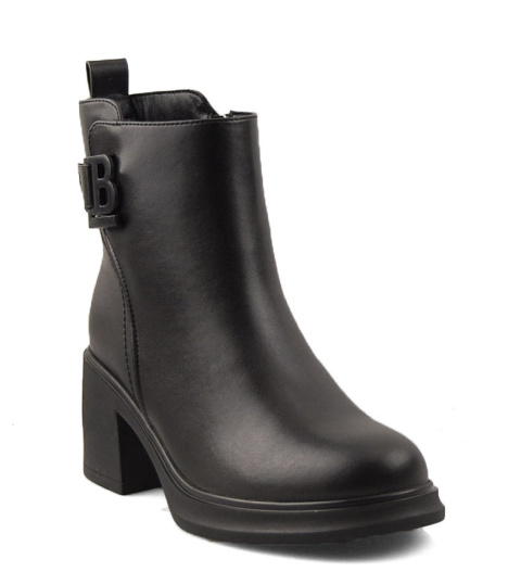 Filippo DBT6547 czarne skórzane botki Filippo DBT6547 czarne skórzane botki