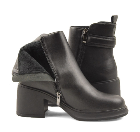 Filippo DBT6547 czarne skórzane botki Filippo DBT6547 czarne skórzane botki