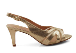 Filippo DS6227 złote sandały na szpilce