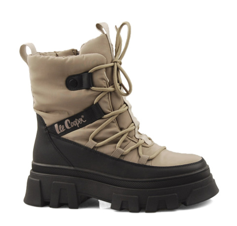 Lee Cooper LCJ-24-47-3143L beżowe trapery Lee Cooper LCJ-24-47-3143L beżowe trapery