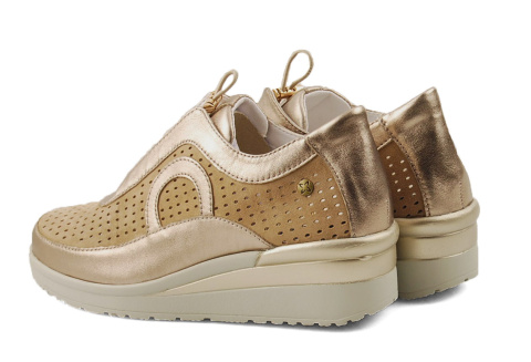 Maciejka P6508 złote skórzane półbuty Maciejka P6508 złote skórzane półbuty