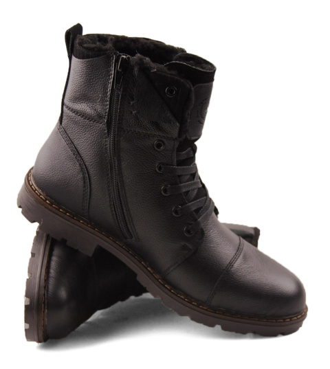 Rieker 32133-00 czarne trapery Rieker 32133-00 czarne trapery