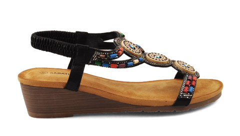 Sabatina TMF2023W-0256-K czarne sandały Sabatina TMF2023W-0256-K czarne sandały