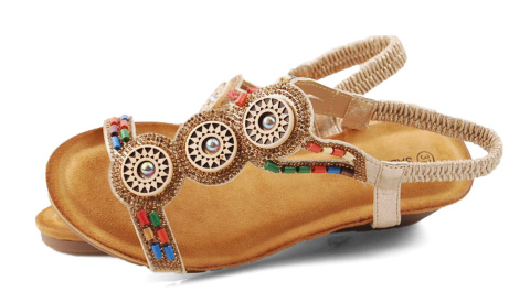 Sabatina TMF2023W-0256-K złote sandały Sabatina TMF2023W-0256-K złote sandały