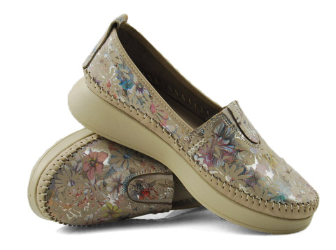 T.Sokolski ARA 0712-1 beżowe skórzane mokasyny T.Sokolski ARA 0712-1 beżowe skórzane mokasyny