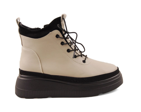 T.Sokolski Z24-217 beżowe skórzane botki
