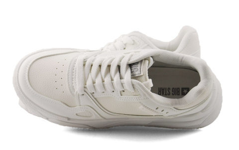 Big Star NN274667 białe sneakersy Big Star NN274667 białe sneakersy