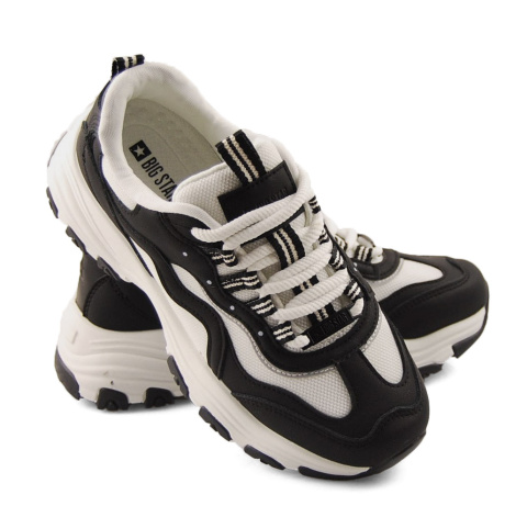 Big Star RR274A175 czarno-białe sneakersy