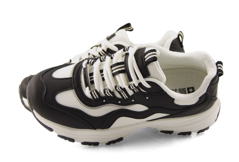 Big Star RR274A175 czarno-białe sneakersy