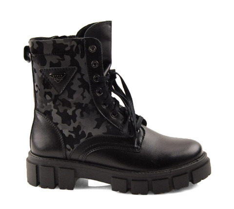 Contes 575 czarne skórzane trzewiki Contes 575 czarne skórzane trzewiki