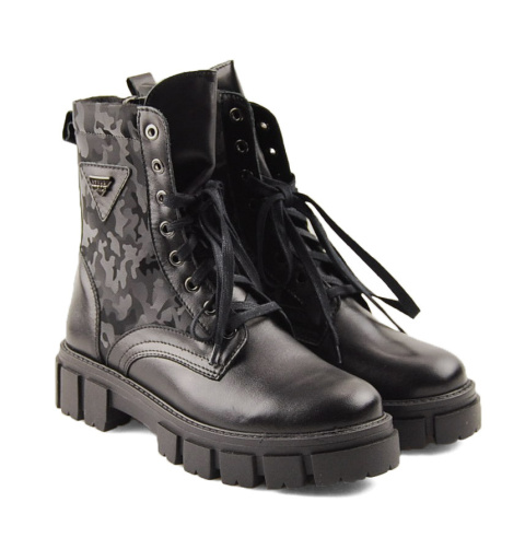 Contes 575 czarne skórzane trzewiki Contes 575 czarne skórzane trzewiki