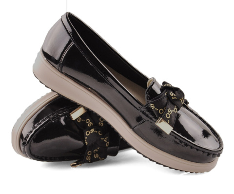 Filippo DP6457 czarne skórzane mokasyny Filippo DP6457 czarne skórzane mokasyny