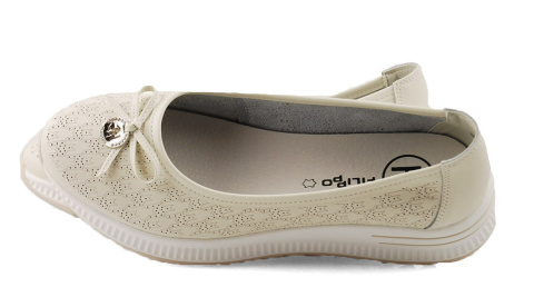 Filippo DP6718 beżowe skórzane mokasyny Filippo DP6718 beżowe skórzane mokasyny