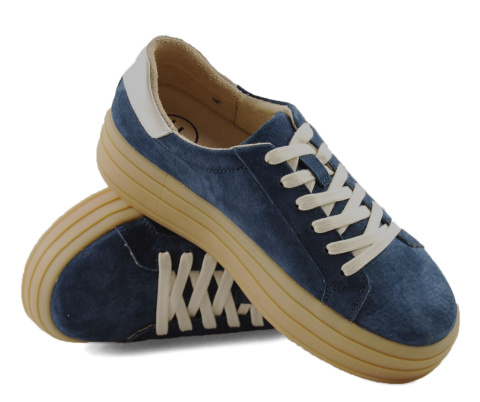 Filippo DP6744 granatowe skórzane półbuty Filippo DP6744 granatowe skórzane półbuty