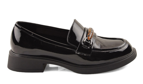 Filippo DP6929 czarne skórzane półbuty Filippo DP6929 czarne skórzane półbuty