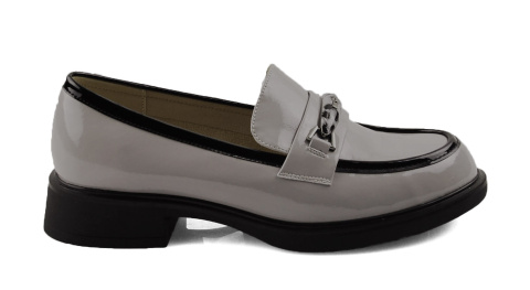 Filippo DP6929 szare skórzane półbuty Filippo DP6929 szare skórzane półbuty