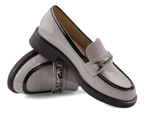 Filippo DP6929 szare skórzane półbuty Filippo DP6929 szare skórzane półbuty
