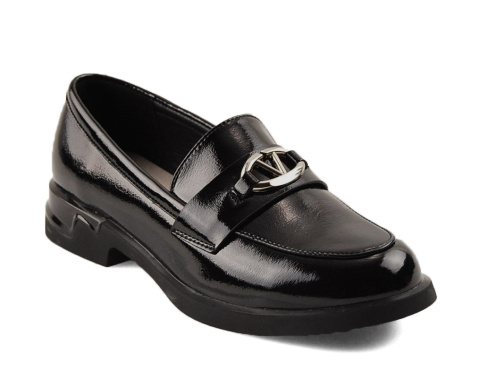 Filippo DP7071 czarne skórzane mokasyny