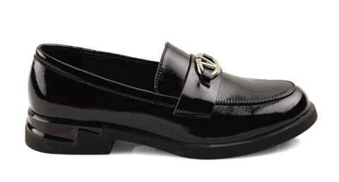 Filippo DP7071 czarne skórzane mokasyny