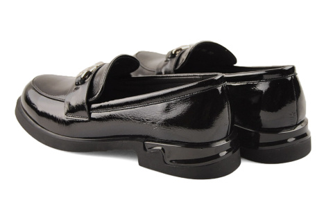 Filippo DP7071 czarne skórzane mokasyny