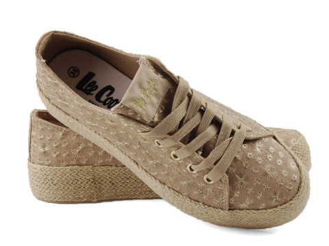 Lee Cooper LCW-25-08-3646L beżowe espadryle Lee Cooper LCW-25-08-3646L beżowe espadryle