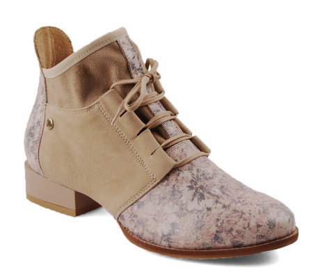 Maciejka 04744-53 beżowe skórzane botki