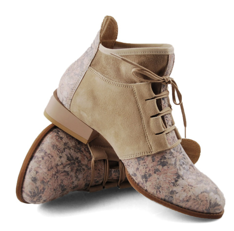 Maciejka 04744-53 beżowe skórzane botki