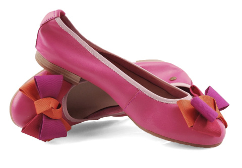 Maciejka P6801-15 różowe skórzane baleriny Maciejka P6801-15 różowe skórzane baleriny
