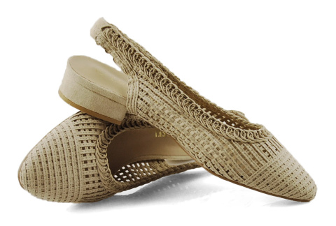 T.Sokolski L25-334 beżowe sandaly ażurowe