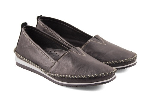 T.Sokolski W25-741 czarne skórzane mokasyny