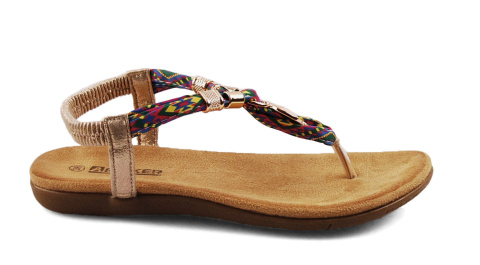 Artiker 54C1324 złote sandały japonki