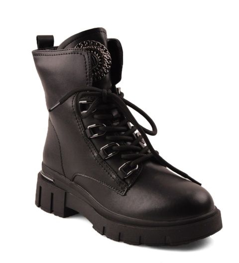 Filippo DBT6521 czarne skórzane trapery Filippo DBT6521 czarne skórzane trapery
