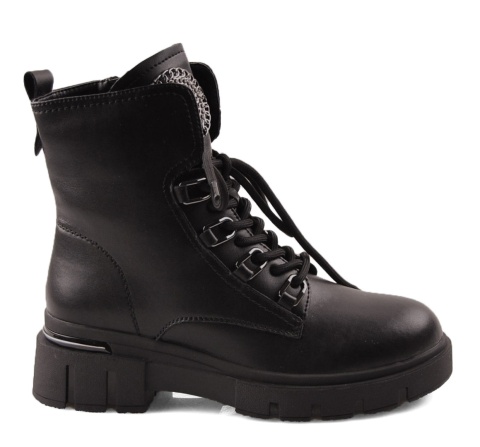 Filippo DBT6521 czarne skórzane trapery Filippo DBT6521 czarne skórzane trapery