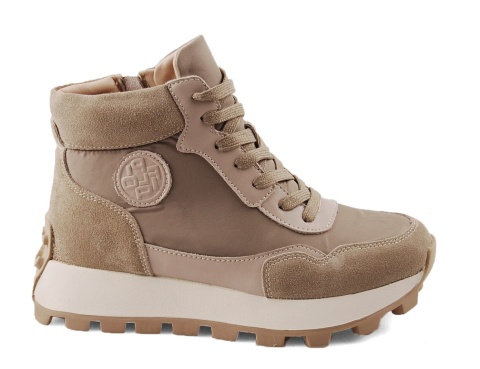 Filippo DBT7158 beżowe skórzane botki