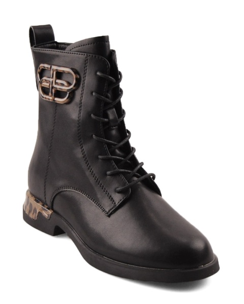 Filippo DBT7206 czarne skórzane trzewiki