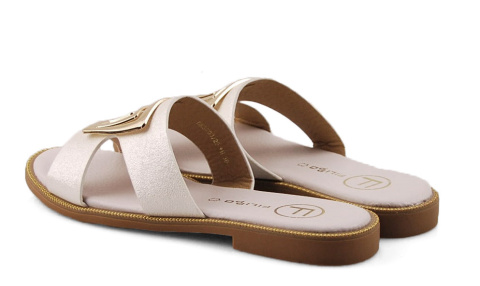 Filippo DK3703 perłowe klapki