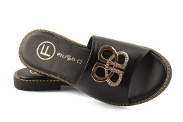 Filippo DK6905 czarne klapki