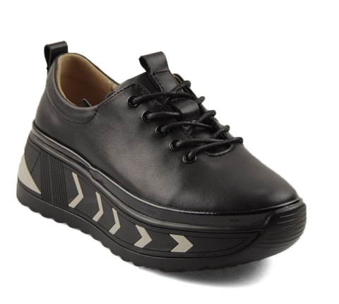 Filippo DP6427 czarne skórzane półbuty