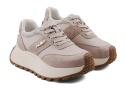 Filippo DP6785 beżowe sneakersy na platformie