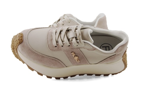 Filippo DP6785 beżowe sneakersy na platformie