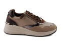 Filippo DP7105 brązowe skórzane sneakersy